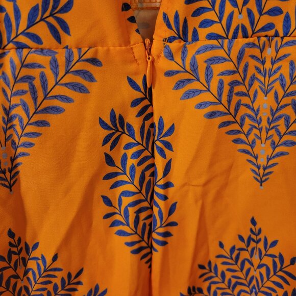 Orange and Blue Romper - Picture 4 of 4